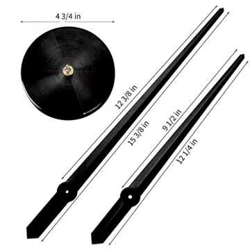 AILILIFE 3D DIY Wall Clock for Creative Home Decor