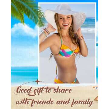 Hicarer 29 Pcs Waterproof Adjustable Friendship Bracelets