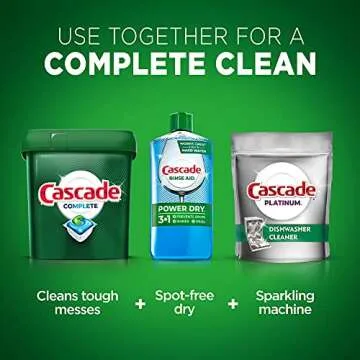 Cascade Complete Dishwasher Pods - Fresh Scent ActionPacs, Dishwasher Detergent, Dishwasher Soap, Detergent Pods, 78 Count