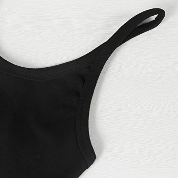 Artfish Women's Sleeveless Tank – Ribbed Casual Cami Top