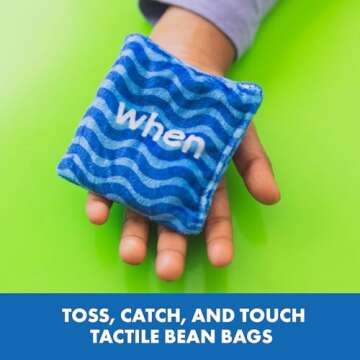 Educational Insights Sight Word Bean Bags - Tactile Bean Bags for Kids Classroom, Toddler Learning Activities, Gift for Kids Ages 3+