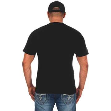 Men's Shelby Cobra Black T-Shirt - Casual Crew Neck Style