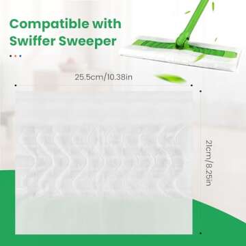 60 Count Dry Sweeping Cloths Compatible with Swiffer Sweeper Heavy Duty Pet Pads Refills Cleaning Du...
