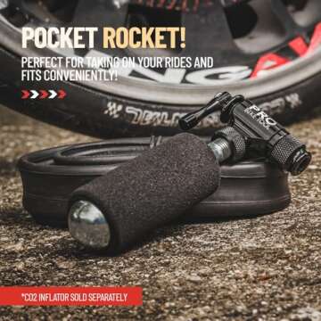 16g Threaded CO2 Cartridges - for All CO2 Bike Tire Inflators with Threaded Connection - Quick Air Refill for Bicycle Tires - Cartridge for CO2 Pump - Road or MTB Bikes.