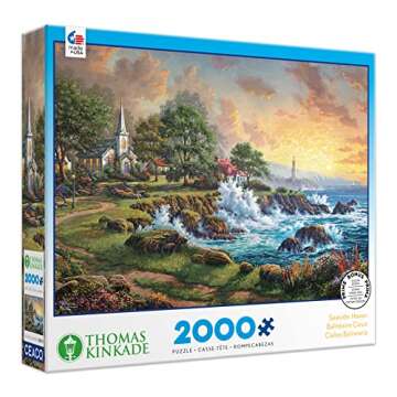 Ceaco Thomas Kinkade Seaside Haven 2000 Piece Puzzle