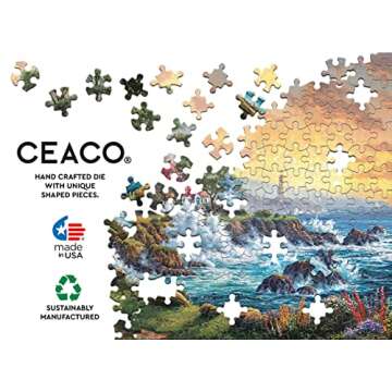 Ceaco Thomas Kinkade Seaside Haven 2000 Piece Puzzle