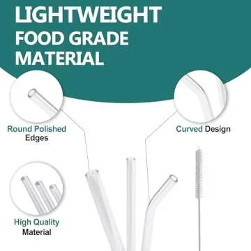 Stylish 16 oz Drinking Glass Set with Bamboo Lids