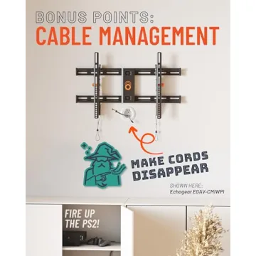 ECHOGEAR Wall Mount for 90" TVs - Low Profile & Safe