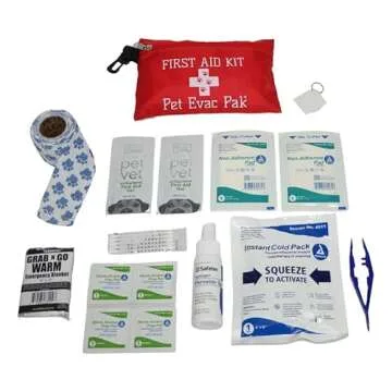 Pet Emergency Kit for Cats - in Cinch Bag