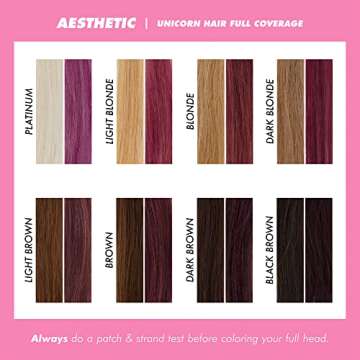 Lime Crime Unicorn Hair Dye Full Coverage, Aesthetic (Mauve) - Vegan and Cruelty Free Semi-Permanent Hair Color Conditions & Moisturizes - Temporary Mauve Hair Dye With Sugary Citrus Vanilla Scent