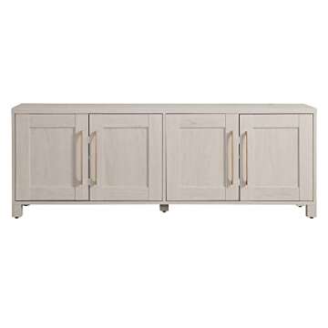 Henn&Hart Alder White TV Stand for Up to 80" TVs