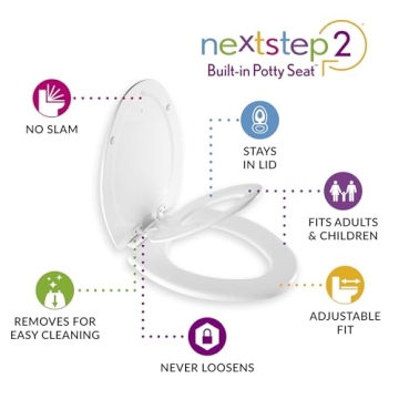 Mayfair NextStep2 Toilet Seat for Easy Potty Training