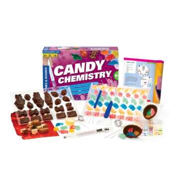 Thames & Kosmos Candy Chemistry | Science Kit | Rock Candy, Chocolates, Gummy Bears, Wintergreen Can...