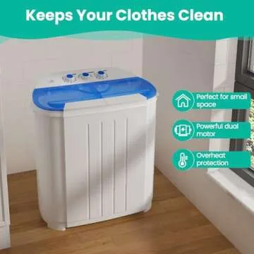 Auertech 14 Lbs Portable Washing Machine - Compact & Efficient