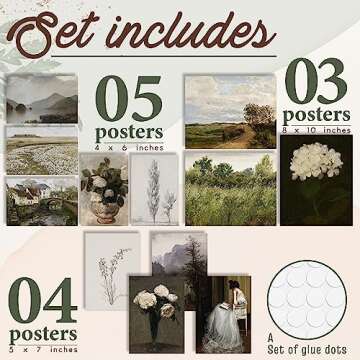 Vintage Wall Art Prints for Cozy Cottage Decor