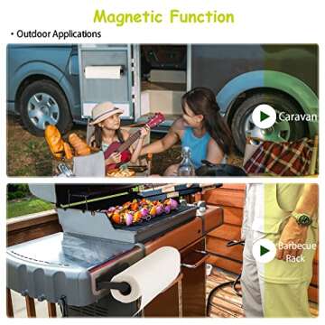 3-in-1 Magnetic Paper Towel Holder for Kitchen