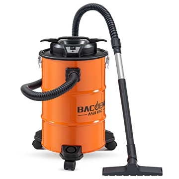BACOENG 5.3-Gallon Ash Vacuum with 10 Amp Power