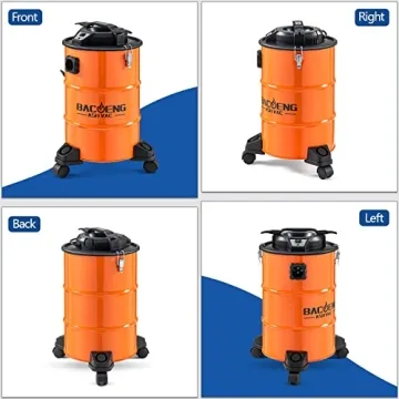 BACOENG 5.3-Gallon Ash Vacuum with 10 Amp Power