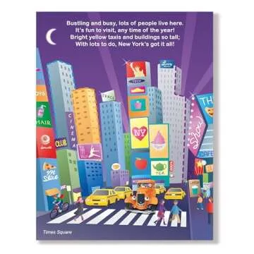 WIKKI STIX USA Fun Book. 20 Pages of Colorful Scenes and Activities. Perfect Roadtrip Essential for Kids. Comes with 72 Colorful