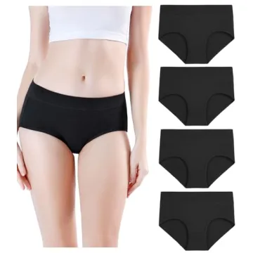 Wirarpa Women's Cotton Stretch Mid Rise Briefs - Comfort & Durability