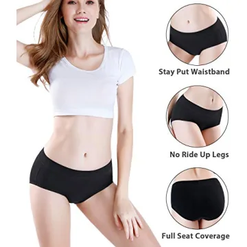 Comfortable Cotton Mid Rise Briefs for Women