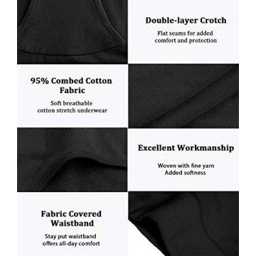 Comfortable Cotton Mid Rise Briefs for Women