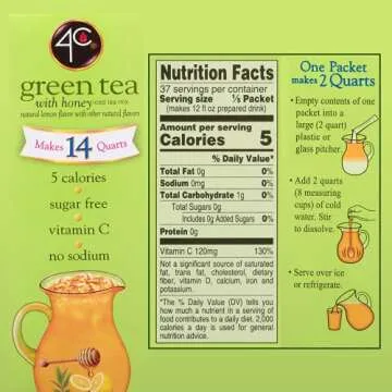 4C Pitcher Packs - Sugar Free Drink Mix for Refreshing Flavor