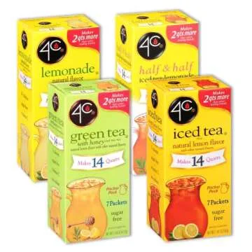 4C Pitcher Packs - Sugar Free Drink Mix for Refreshing Flavor