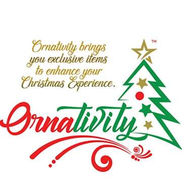 Ornativity Glitter Star Tree Topper - Christmas Sparkly Metal 3-D Dimensional Hallow Wire Star Xmas Tree Top Decor Ornament Decorations for Trees 13"
