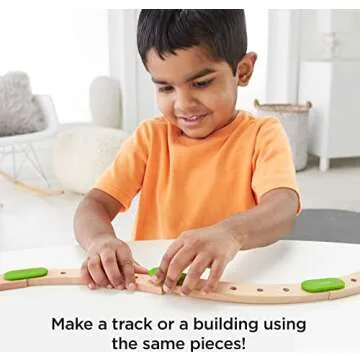 Fisher-Price Wooden Toy Kit for Ages 3+ - 75 Pieces