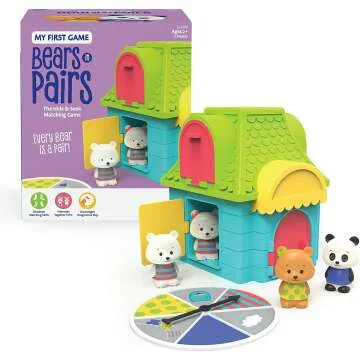Bears In Pairs Memory Game for Toddlers Ages 2+