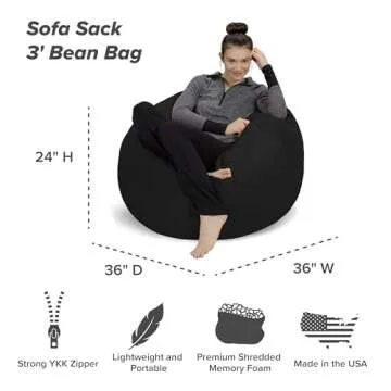 Comfortable Sofa Sack Bean Bag Chair for All Ages