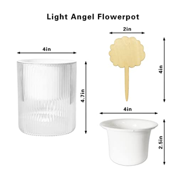 Greachieve Self Watering Planter Pots for Indoor Plants