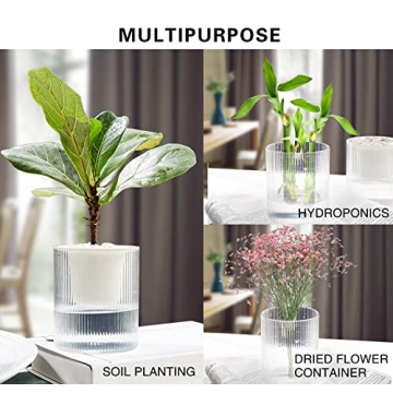 Greachieve Self Watering Planter Pots for Indoor Plants