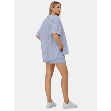 EXLURA Womens 2 Piece Lounge Set for Summer 2024