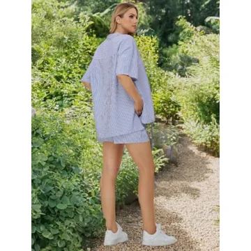 EXLURA Womens 2 Piece Lounge Set for Summer 2024