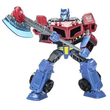 Transformers Legacy United Voyager Class Animated Universe Optimus Prime, 7-Inch Converting Action F...