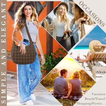 Stylish Quilted Puffer Tote Bag for Women - Versatile & Spacious