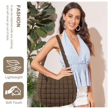Stylish Quilted Puffer Tote Bag for Women - Versatile & Spacious