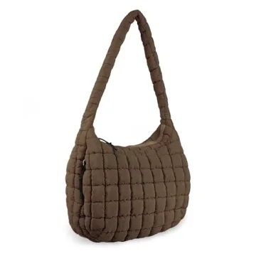 Stylish Quilted Puffer Tote Bag for Women - Versatile & Spacious