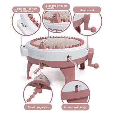 Rosymity Knitting Machine for DIY Fun and Creative Crafts