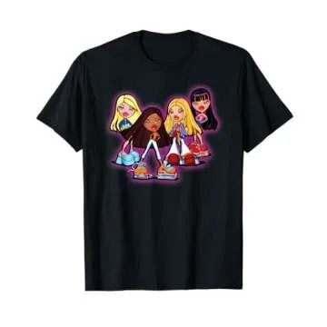Bratz Purple Glow Girls T-Shirt – Fashionably Fun for Every Bratz Fan
