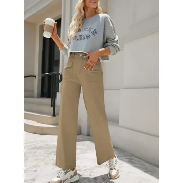 Dokotoo High Waisted Cargo Pants for Women Stylish Comfort