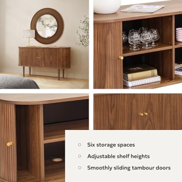 WERMO Elegant 55'' Sideboard Storage Cabinet for Modern Homes