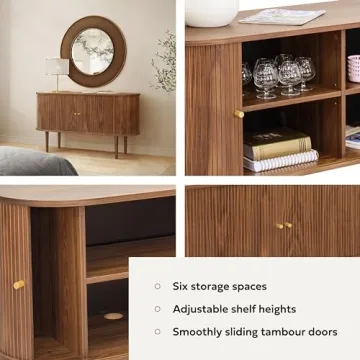 WERMO Elegant 55'' Sideboard Storage Cabinet for Modern Homes