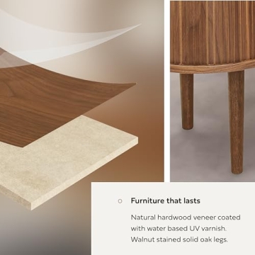 WERMO Elegant 55'' Sideboard Storage Cabinet for Modern Homes