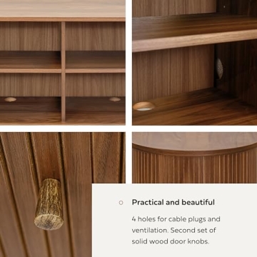 WERMO Elegant 55'' Sideboard Storage Cabinet for Modern Homes