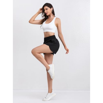 Dugsoy Quick-Dry Running Shorts for Women with Pockets