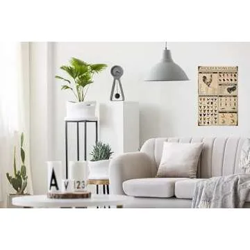 Chicken Knowledge Chicken Decor Metal Tin Sign Chicken Coop Signs Wall Decor Breeds Of Chickens Retro Farm Chicken Signs For Coop Funny Outdoor Decorations Parts Of Chicken Wing Anatomy Types Combs 8x12 inch