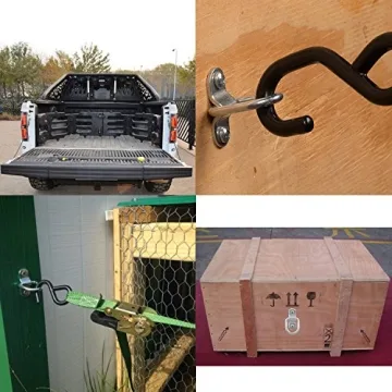 EXCELFU Heavy-Duty D-Ring Tie Downs for Safe Transport